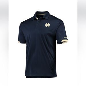 Men's Colosseum Navy Notre Dame Fighting Irish Santry Lightweight Polo Large